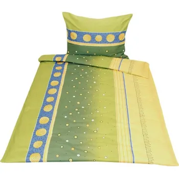 Povlečení KNITVA Dětské saténové ložní povlečení ze 100% bavlny SMILES 140/200 + 70/90