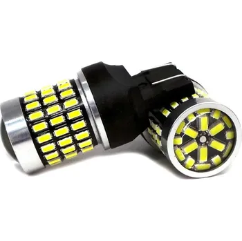 Autožárovka LED žárovka 7443 12-24V CANBUS 2100lm bílá s objektivem motoLEDy 649