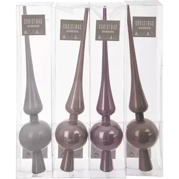 Vánoční ozdoba Špice UH perleť 27 cm 4ASS