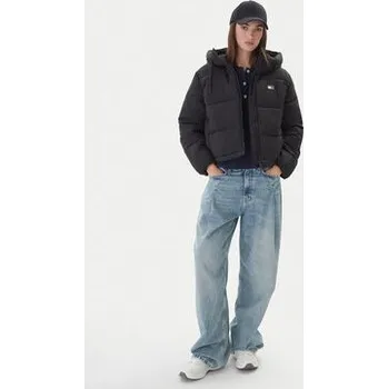 Dámská bunda Tommy Jeans Zimní bunda DW0DW21625 Černá Regular Fit XL