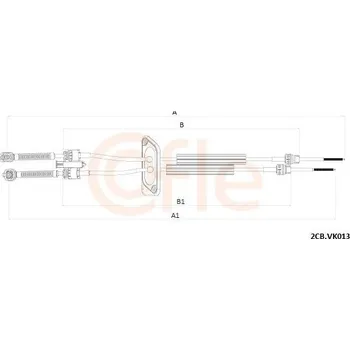Tazne lanko, rucni prevodovka COFLE 2CB.VK013