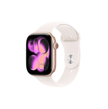 Chytré hodinky Apple Watch 11 GPS+Cell 46mm Alum. Rose Gold + Light Blush Sport Band - S/M + Next neomezeně XL