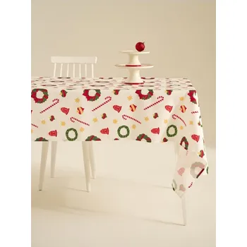 ubrus Sinsay - Vánoční ubrus - bílá - 687GS-00P - 687GS-00P-ONE