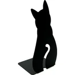 Knižní kovová zarážka 23 x 11 cm černá…