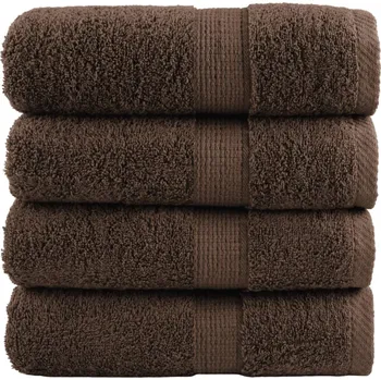 Utěrka Prémiové mycí utěrky SOLUND 4 ks hnědé 30x30 cm 600 g/m² IM_137228