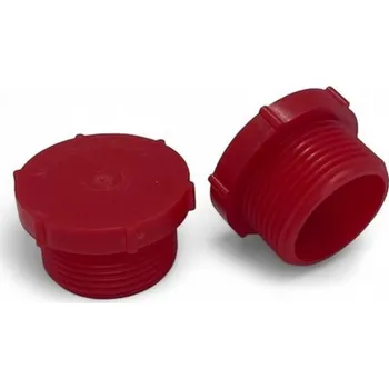 Zátka plastová M20x1,5 vnější závit, LDPE, červená