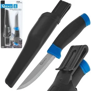 Ruční nářadí Nůž finka BLACK SURVIVAL SERIES, 215/105 mm s pouzdrem - GEKO