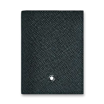 Obal na doklad Pouzdro na kreditní karty Montblanc Sartorial 4 cc, černé