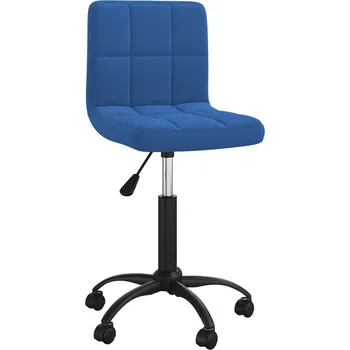 Jídelní židle Otočná jídelní židle modrá samet IM_3087600