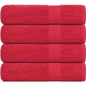 Utěrka Ručníky FROGN 4 ks červené 50x100 cm 360 g/m² IM_136927