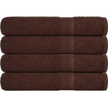 Utěrka Saunové osušky FROGN 4 ks hnědé 80x200 cm 360 g/m² IM_136768