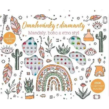 omalovánky Albatros Media a.s. Omalovánky s diamanty - kufřík - Mandaly, boho a etno styl - CPress (2025)