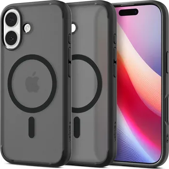 Pouzdro na mobilní telefon Spigen Ultra Hybrid MagSafe Frost Black iPhone 17 ACS10383