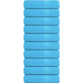 Utěrka Ručníky do sprchy FROGN 10 ks tyrkysové 70x140 cm 360 g/m² IM_136979