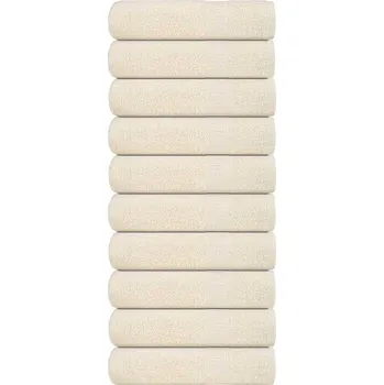 Utěrka Ručníky FROGN 10 ks krémové 50x100 cm 360 g/m² IM_137000