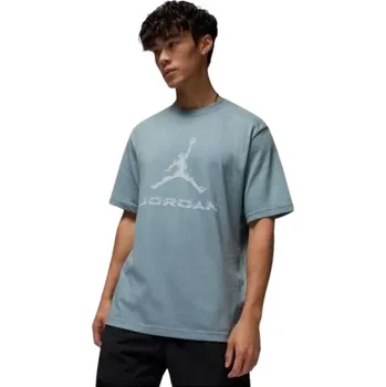 Pánské oblečení Pánské tréninkové tričko s krátkým rukávem NIKE-JORDAN M DF JD SPRT BRND SS CREW Šedá XL