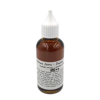 Doplněk stravy STEZA - Tinktura Játra - Žlučník - FORTE 10x 50 ml. + 1ks navíc jako dárek ! (Extra silná směs tinktur)