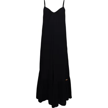Dámské šaty Dámské Šaty SUPERDRY VINTAGE LONG BEACH CAMI DRESS W8011294A12A – Černá M