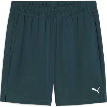 Pánské sportovní kraťasy Puma M TAD ESSENTIALS 7 WOVEN SHORT XXL Tmavě zelená, Bílá