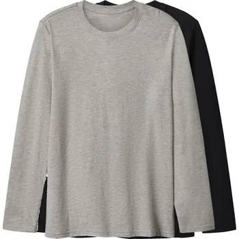 Pánské tričko esmara Men Pánské triko s dlouhými rukávy, 2 kusy (černá/šedá, XXL (60/62))