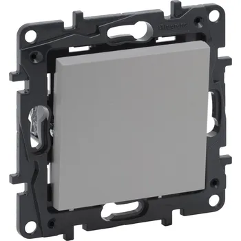 vypínač NILOÉ Step vypínač č.6 schodišťový barva hliník Legrand 863306B