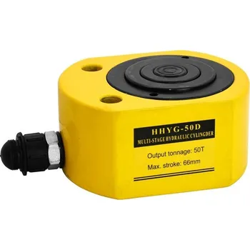 Auto-moto Hydraulický válec nízký teleskopický, extra nosnost 50 tun - HHYG-50D