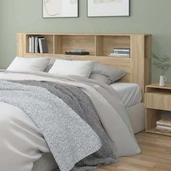 Čelo postele s úložným prostorem dub sonoma 200x18,5x104,5 cm IM_811955