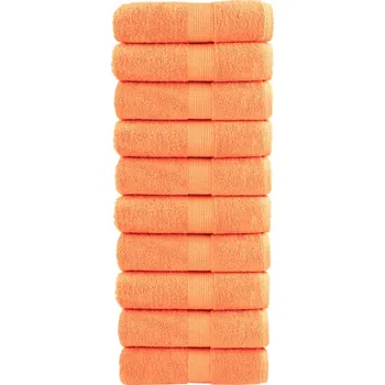 Utěrka Premium ručníky SOLUND 10 ks oranžové 30 x 50 cm 600 g/m² IM_137376