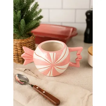 Sinsay - Hrnek s vánočním motivem - pastelová růžová - 861GC-03X - 861GC-03X-ONE