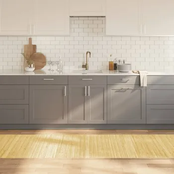 Koberec Koberec obdélníkový světle přírodní 80 x 300 cm bambus IM_376783