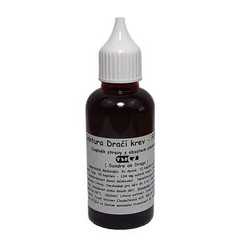 Doplněk stravy STEZA - Tinktura Dračí krev - FORTE 10x 50 ml. + 1ks navíc dárek ! (Tinktura Krev draka)