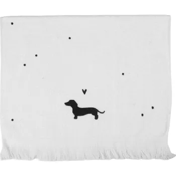 Utěrka Kuchyňský froté ručník s jezevčíkem Paws – 40x66 cm