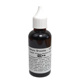 Doplněk stravy STEZA - Tinktura Brusinka - FORTE 10x 50 ml. + 1ks navíc jako dárek ! (Brusinkové kapky)