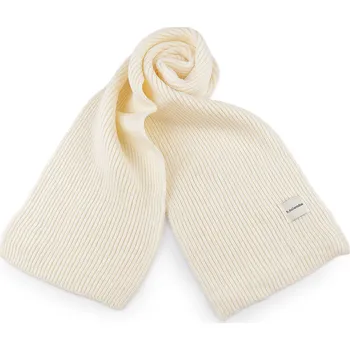 Šála Zimní šála pletená unisex 25x160 cm Varianta: 1 béžová nejsv., Balení: 1 ks
