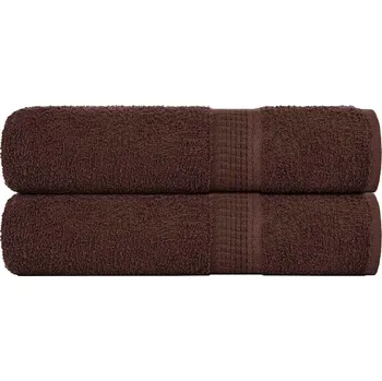 Utěrka Ručníky FROGN 2 ks hnědé 50x100 cm 360 g/m² IM_136758