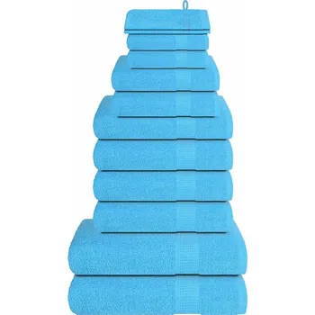 Utěrka 12dílná sada ručníků FROGN tyrkysová 360 g/m² IM_137108