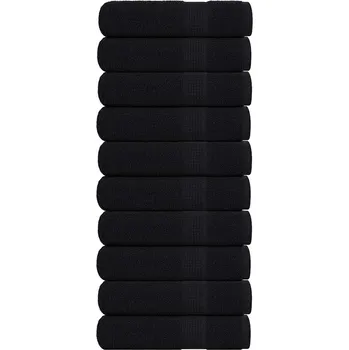 Utěrka Ručníky do sprchy FROGN 10 ks černé 70x140 cm 360 g/m² IM_136955