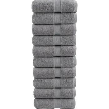 Utěrka Premium ručníky SOLUND 10 ks šedé 30 x 50 cm 600 g/m² IM_137304