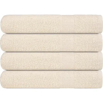 Utěrka Saunové osušky FROGN 4 ks krémové 80x200 cm 360 g/m² IM_137008