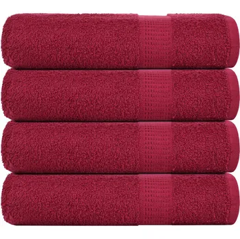Utěrka osušky FROGN 4 ks Bordeaux 70x140 cm 360 gsm IM_136738