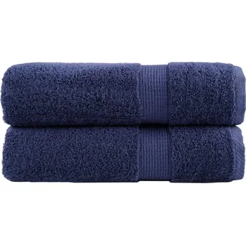 Utěrka Prémiové ručníky do sprchy SOLUND 2 ks tmavě modré 70x140 cm 600 g/m² IM_137260