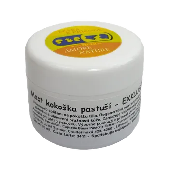Bylinná léčivá mast STEZA - Mast kokoška pastuší - EXKLUSIV 10x 30 ml. + 1ks navíc dárek ! (Kokoška pastuší tobolka mast)