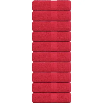 Utěrka Ručníky FROGN 10 ks červené 30x30 cm 360 g/m² IM_136922