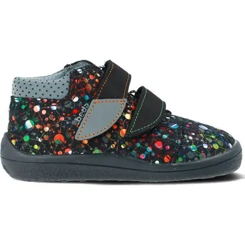 Dívčí zimní obuv BEDA CELOROČNÍ VELUR BF0001/W/M/TS PARROT | Dětské celoroční barefoot boty - 36