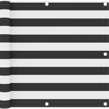 Slunečník Balkónová zástěna antracitová a bílá 90x400 cm oxfordská látka IM_134881