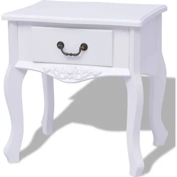 Noční stolek Noční stolek MDF bílý IM_242749