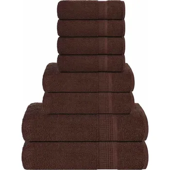 Utěrka 8dílná sada ručníků FROGN hnědá 360 g/m² IM_137065