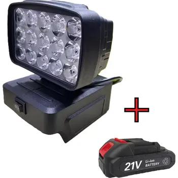 Svítilna Výkonné světlo na AKU baterii + baterie