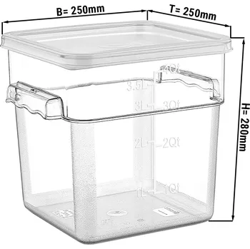Dóza na potraviny G.Gastro Nádoba na potraviny vč. víka - 7,6L
