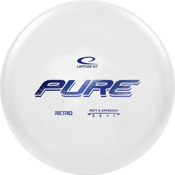 Kempingové nádobí LATITUDE 64° Discgolfový putter PURE Retro BÍLÁ